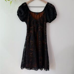 dEliA*s Dolls Kill Let Your Hair Down Dress Y2K Inspiried Whimsigoth Black L